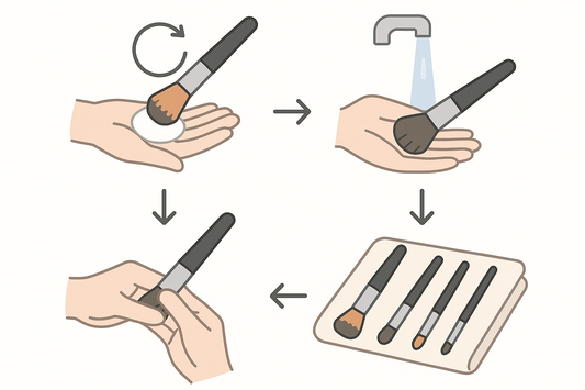 メイクブラシの洗い方｜失敗しない3ステップと長持ちのコツ【Brushy公式】