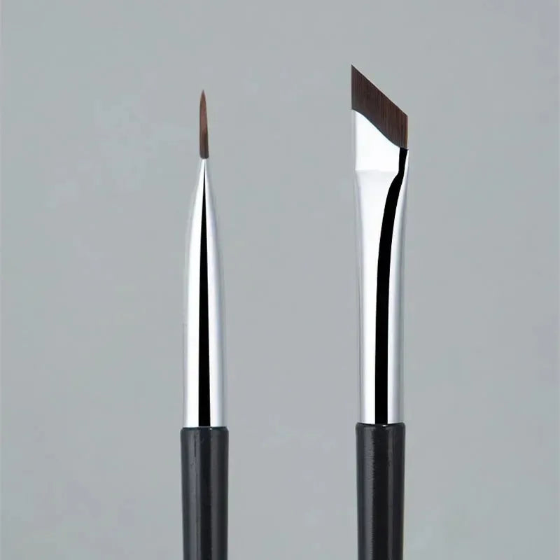 2本セット 極細 アイライナー・アイブロウブラシ 精密メイク用 - brushy