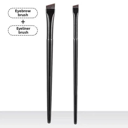 2本／6本入り アイメイクブラシセット プロ仕様のやわらかブラシ（アイシャドウ／アイライナー／アイブロウ対応） フェイシャルビューティー コスメツール - brushy