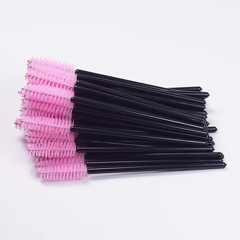 使い捨てマスカラブラシ＆まつげコーム 綿棒型アプリケーター アイラッシュエクステ・メイク用 - brushy