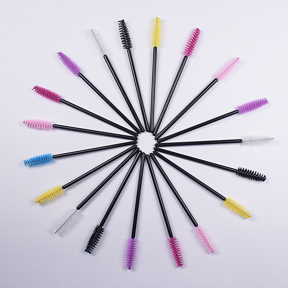 使い捨てマスカラブラシ＆まつげコーム 綿棒型アプリケーター アイラッシュエクステ・メイク用 - brushy