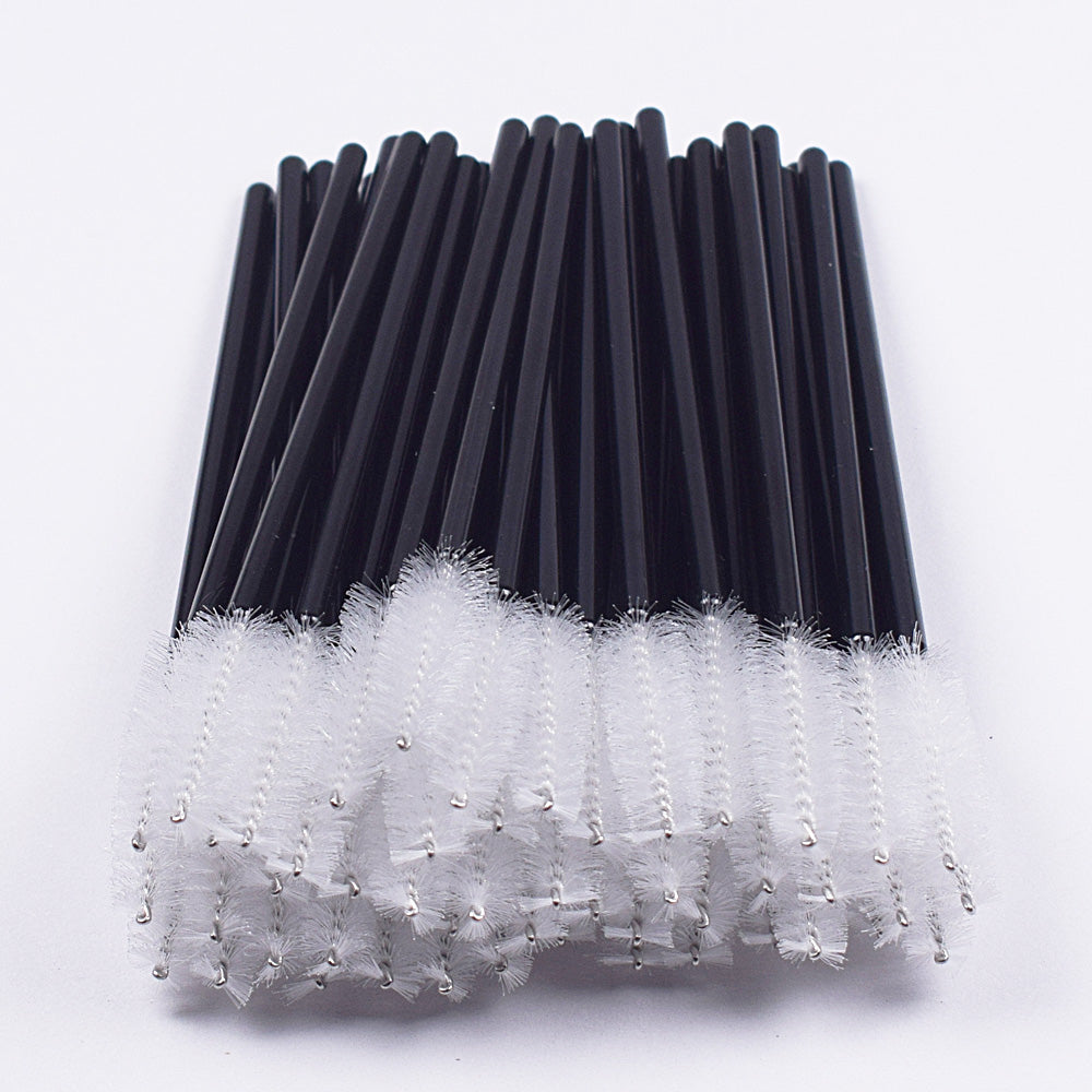 使い捨てマスカラブラシ＆まつげコーム 綿棒型アプリケーター アイラッシュエクステ・メイク用 - brushy