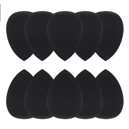 ブラックメイクブラシ9本セット＋ビューティーエッグ付き｜全肌質対応・アルコールフリー・やわらか極細毛 - brushy