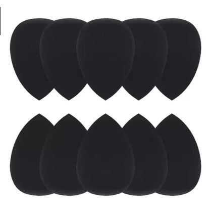 ブラックメイクブラシ9本セット＋ビューティーエッグ付き｜全肌質対応・アルコールフリー・やわらか極細毛 - brushy