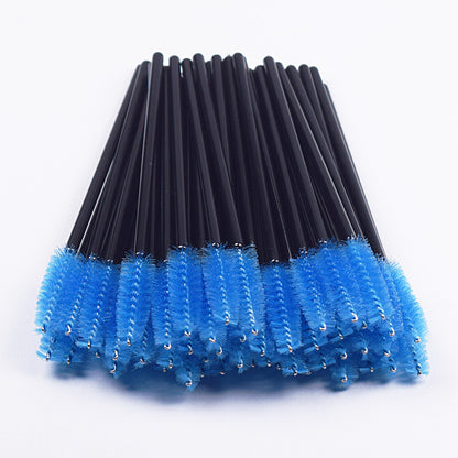 使い捨てマスカラブラシ＆まつげコーム 綿棒型アプリケーター アイラッシュエクステ・メイク用 - brushy