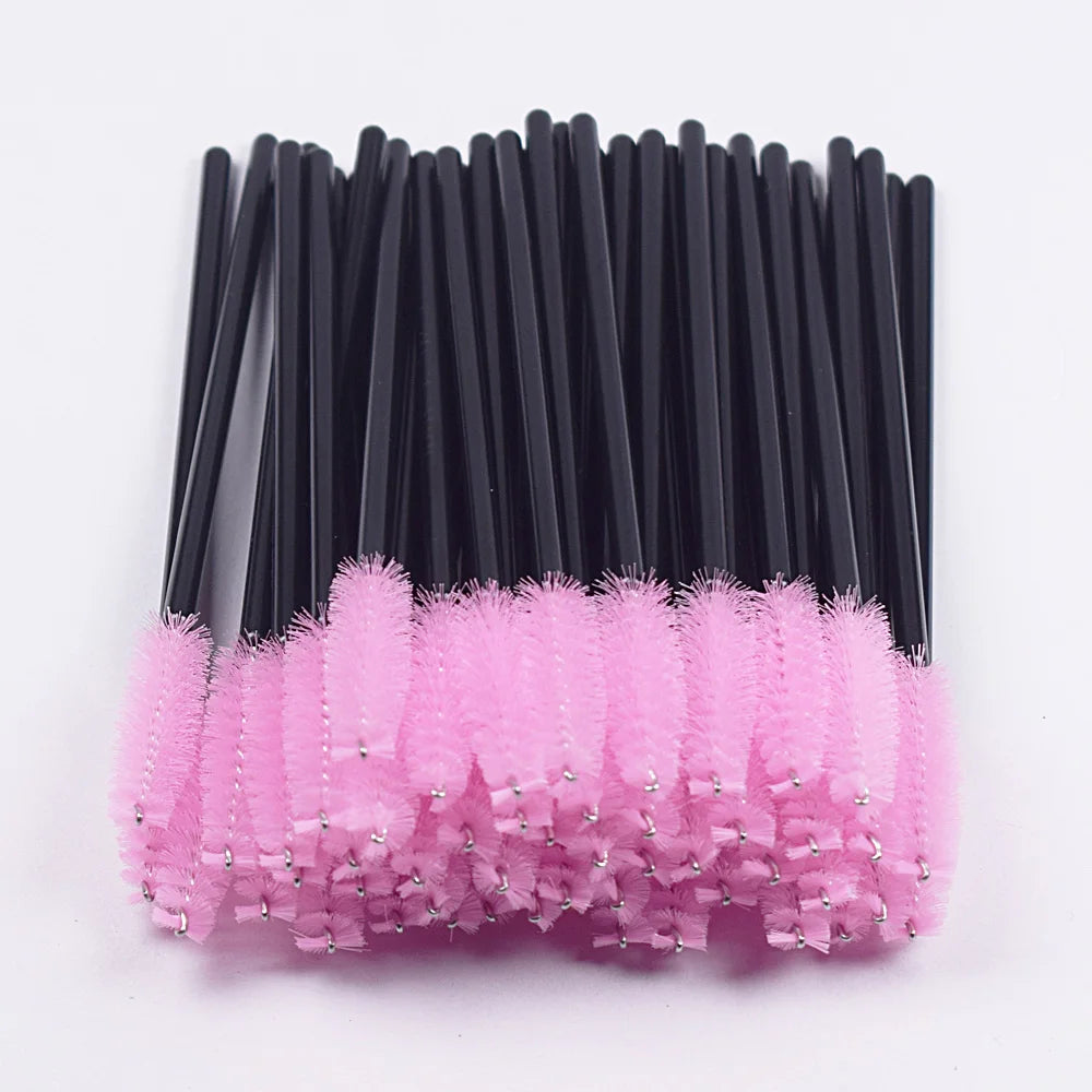 使い捨てマスカラブラシ＆まつげコーム 綿棒型アプリケーター アイラッシュエクステ・メイク用 - brushy