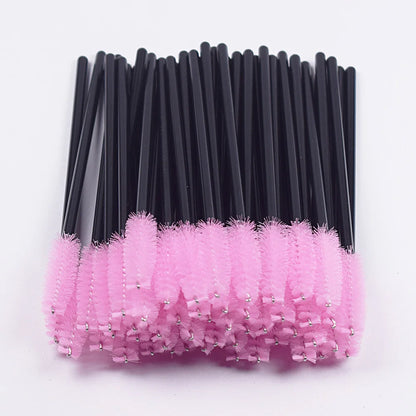 使い捨てマスカラブラシ＆まつげコーム 綿棒型アプリケーター アイラッシュエクステ・メイク用 - brushy