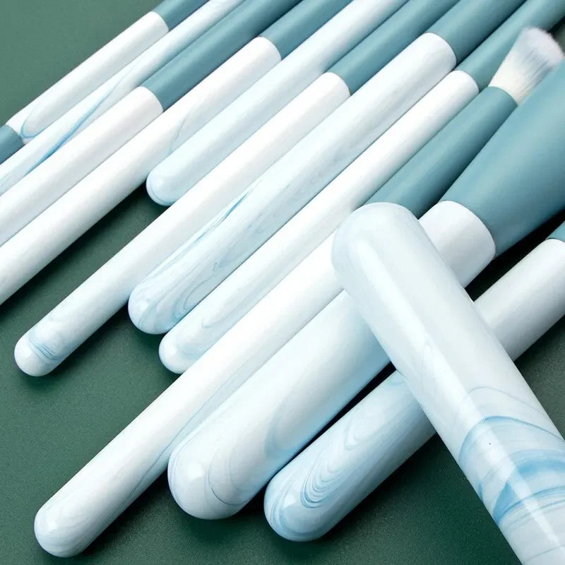 12本セット ソフトメイクブラシ｜ファンデーション・チーク・パウダー・アイシャドウ・コンシーラー用 - brushy