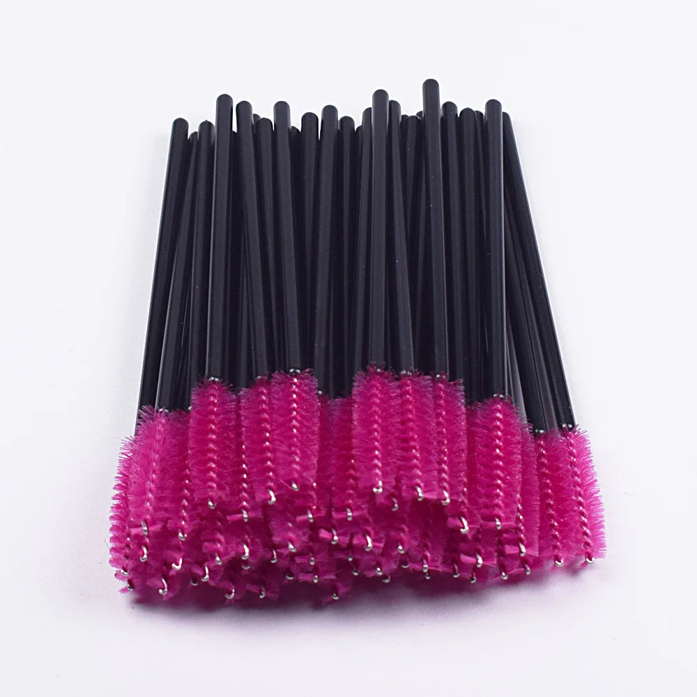 使い捨てマスカラブラシ＆まつげコーム 綿棒型アプリケーター アイラッシュエクステ・メイク用 - brushy