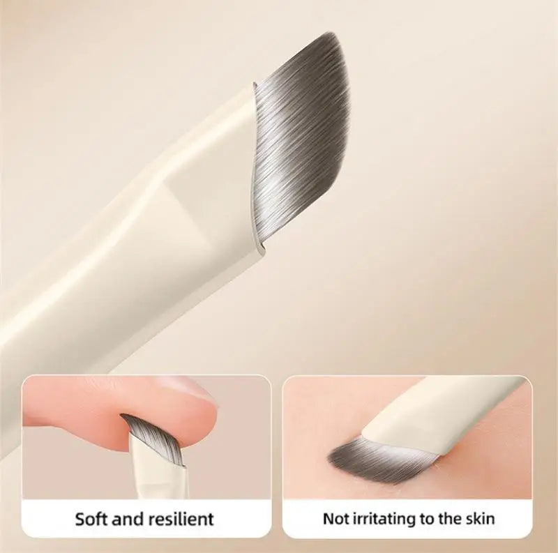 ナチュラル アイメイクブラシセット（5／6／8／10本入り） 超やわらかホワイト毛 アイシャドウ＆アイライナーブラシ - brushy