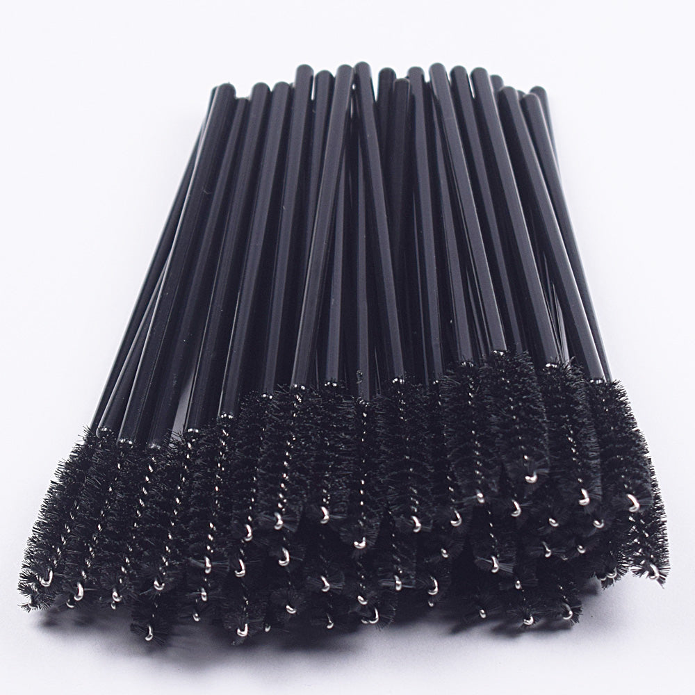 使い捨てマスカラブラシ＆まつげコーム 綿棒型アプリケーター アイラッシュエクステ・メイク用 - brushy