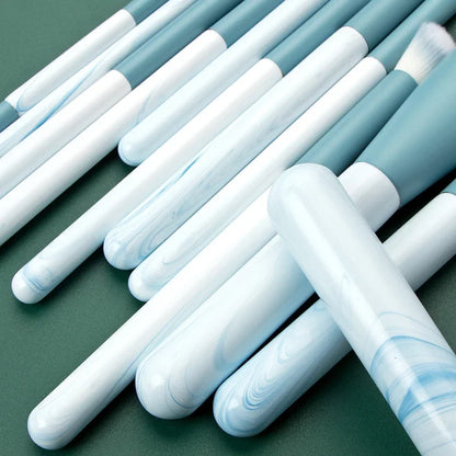 12本セット ソフトメイクブラシ｜ファンデーション・チーク・パウダー・アイシャドウ・コンシーラー用 - brushy