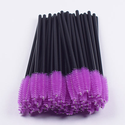 使い捨てマスカラブラシ＆まつげコーム 綿棒型アプリケーター アイラッシュエクステ・メイク用 - brushy