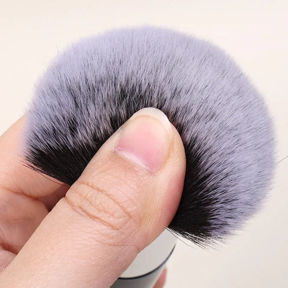 フェイスメイクブラシ｜ファンデーション・ルースパウダー・コンシーラー・チーク対応｜やわらか高密度ベースブラシ - brushy